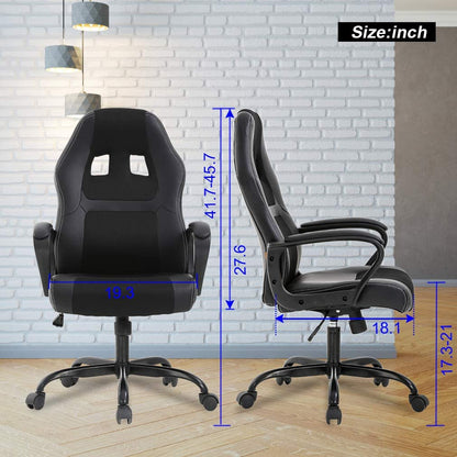 Red and Black Gaming Chair – High Back Design
GRC31 Office Chair – Ergonomic Style and Build
Adjustable Gaming Desk Chair – Side Angle View
Computer Chair with Armrests and Casters – Blue Model
Home Office and Gaming Chair – Easy Assembly Included