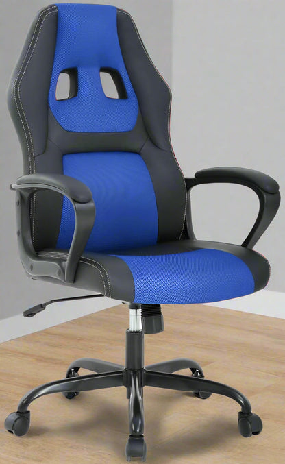 Red and Black Gaming Chair – High Back Design
GRC31 Office Chair – Ergonomic Style and Build
Adjustable Gaming Desk Chair – Side Angle View
Computer Chair with Armrests and Casters – Blue Model
Home Office and Gaming Chair – Easy Assembly Included
