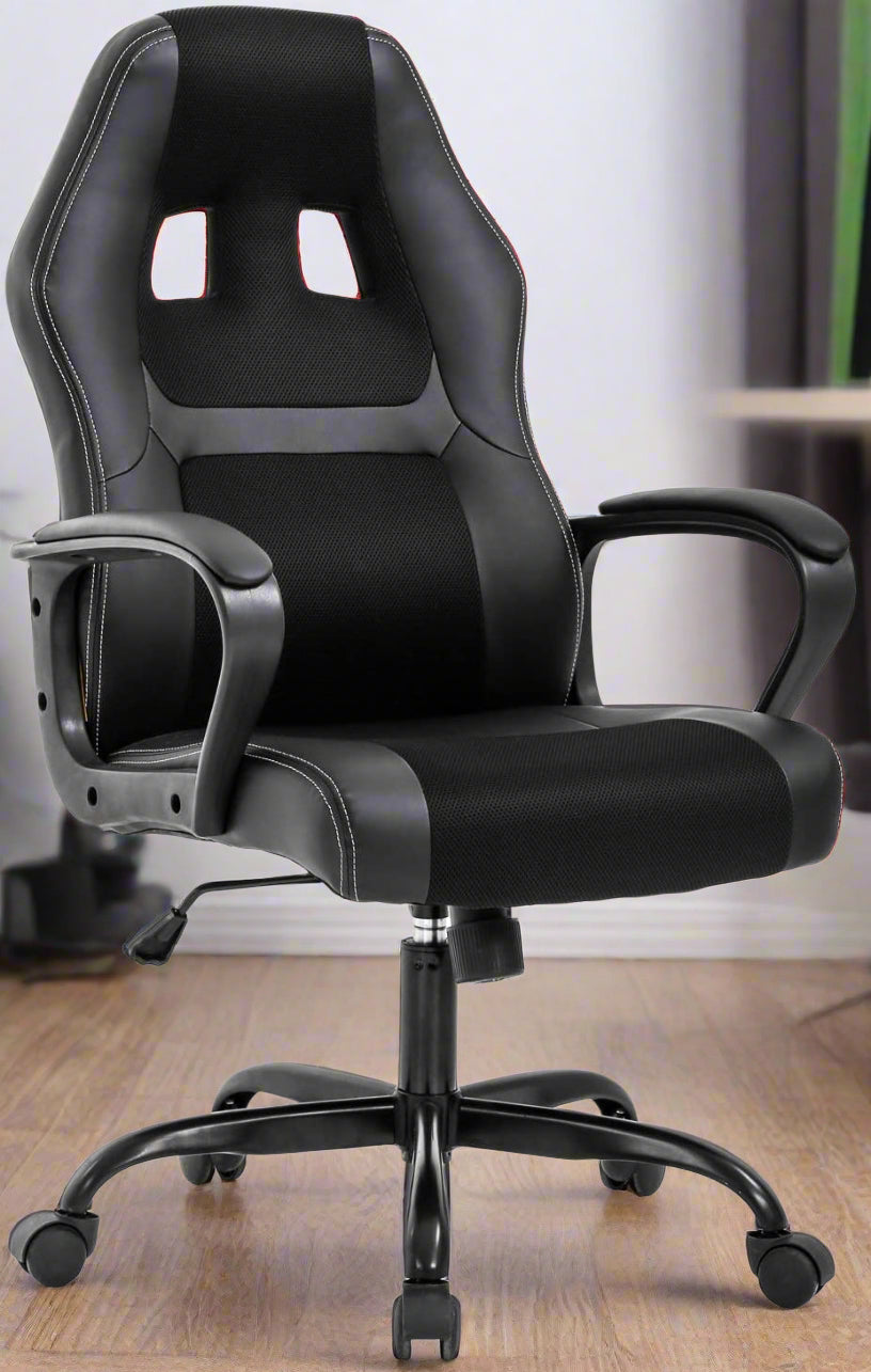 Red and Black Gaming Chair – High Back Design
GRC31 Office Chair – Ergonomic Style and Build
Adjustable Gaming Desk Chair – Side Angle View
Computer Chair with Armrests and Casters – Blue Model
Home Office and Gaming Chair – Easy Assembly Included
