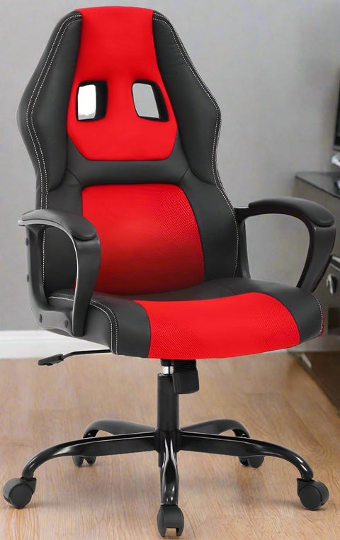Red and Black Gaming Chair – High Back Design
GRC31 Office Chair – Ergonomic Style and Build
Adjustable Gaming Desk Chair – Side Angle View
Computer Chair with Armrests and Casters – Blue Model
Home Office and Gaming Chair – Easy Assembly Included