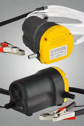 12V Oil & Diesel Extractor Pump – Compact Yellow/Black Design
Portable Fuel Pump Kit – Includes Hoses and Clips for Easy Setup
DC Transfer Pump for Cars and Small Engines – Front View Assembly