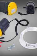 12V Oil & Diesel Extractor Pump – Compact Yellow/Black Design
Portable Fuel Pump Kit – Includes Hoses and Clips for Easy Setup
DC Transfer Pump for Cars and Small Engines – Front View Assembly