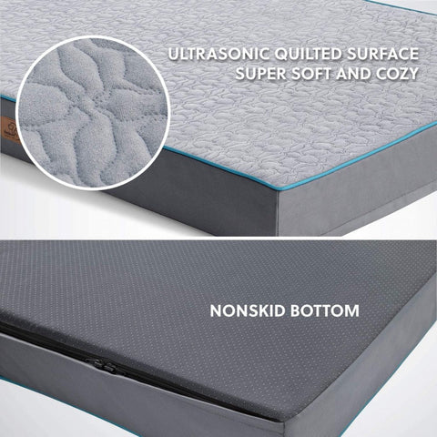 New Orthopedic Memory Foam Dog Bed with Removable Washable Cover – Joint Support for All Breeds - with Small dog bed 15″x20″x3″ | Sold by Uncle Wiener's Wholesale