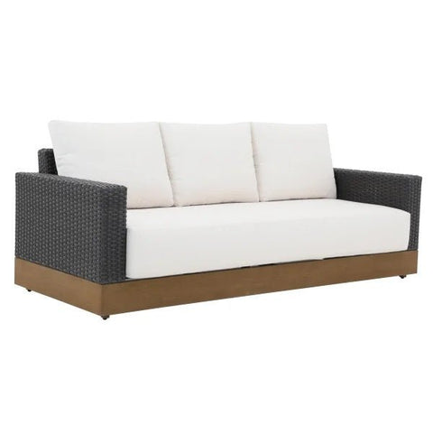 New OTTA Outdoor Laurel 4 - Piece Patio Set – Sunbrella® Cushions & All - Weather Wicker 1909806 - with | Sold by Uncle Wiener's Wholesale