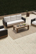 New OTTA Outdoor Laurel 4 - Piece Patio Set – Sunbrella® Cushions & All - Weather Wicker 1909806 - with | Sold by Uncle Wiener's Wholesale