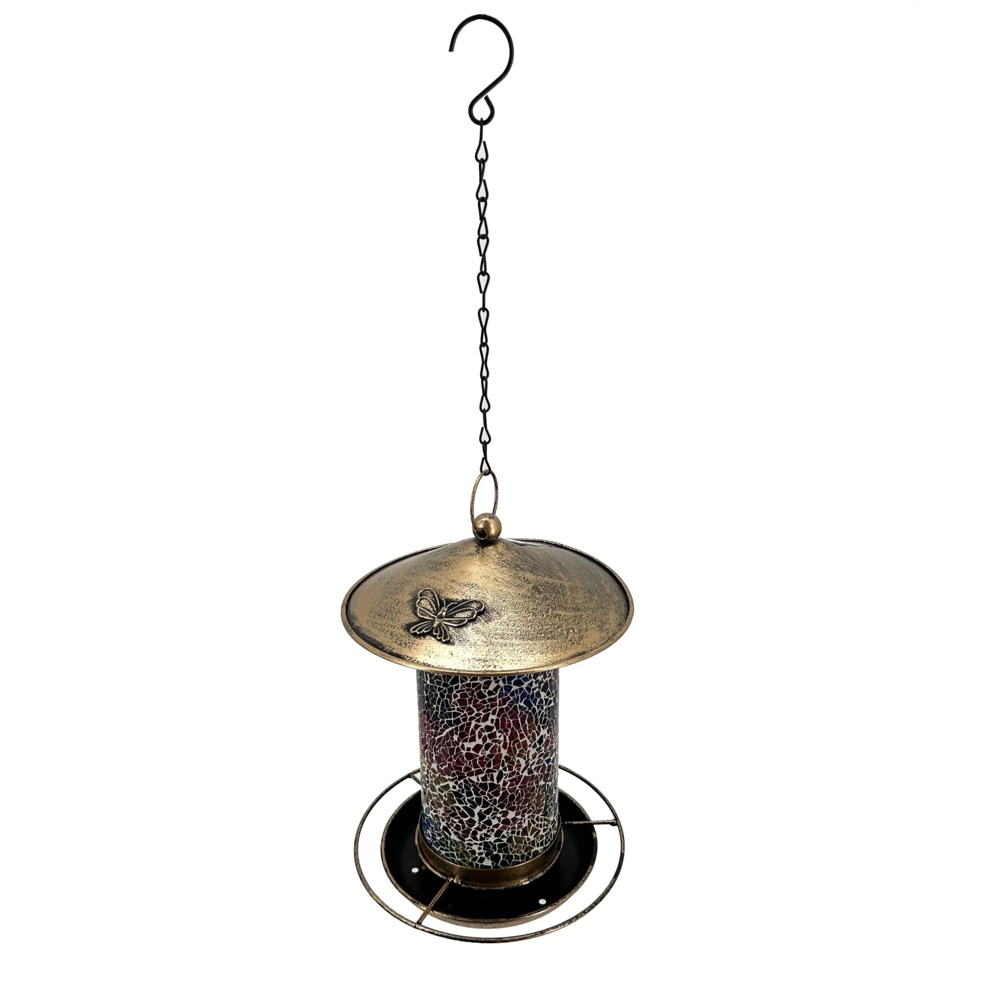 New Outdoor Hanging Solar Bird Feeder – Hummingbird Feeder with LED Light for Garden & Yard 812732 - with | Sold by Uncle Wiener's Wholesale