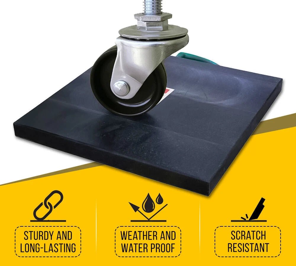 OUTRIGGER PAD RIGGER PAD DOLLY RV PAD PLASTIC HEAVY DUTY - with 15"x15"x1" Square | Sold by Uncle Wiener's Wholesale