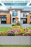 Oval Metal Raised Garden Bed for Outdoor Vegetables and Flowers

Heavy-Duty Galvanized Steel Garden Planter Bed

Stylish Oval Garden Planter for Backyard and Patio Gardening

