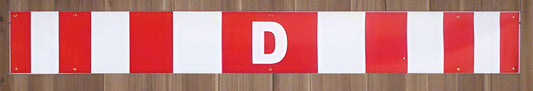 Red and white oversized load banner for trucks and trailers
Heavy-duty wide load warning sign with brass grommets
96 inch x 12 inch oversized load safety banner
Reflective wide load banner for Canadian highway use
Trailer-mounted oversized load sign for transportation safety