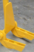 41-inch yellow pallet buster bar with pivot head and rubber grip
Heavy-duty pallet dismantling tool for reclaiming wood projects
Deck board and pallet removal tool with ergonomic handle