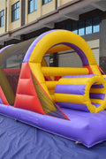 30 ft inflatable obstacle course for kids party or school event
Rental-grade inflatable bouncy obstacle course with blower
Multicolor commercial obstacle course for outdoor fun
Inflatable challenge course with crawl-throughs and slides