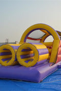 30 ft inflatable obstacle course for kids party or school event
Rental-grade inflatable bouncy obstacle course with blower
Multicolor commercial obstacle course for outdoor fun
Inflatable challenge course with crawl-throughs and slides