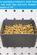 New Pegboard Hooks Assortment, Plastic Bins & Pegs S1128 - with | Sold by Uncle Wiener's Wholesale