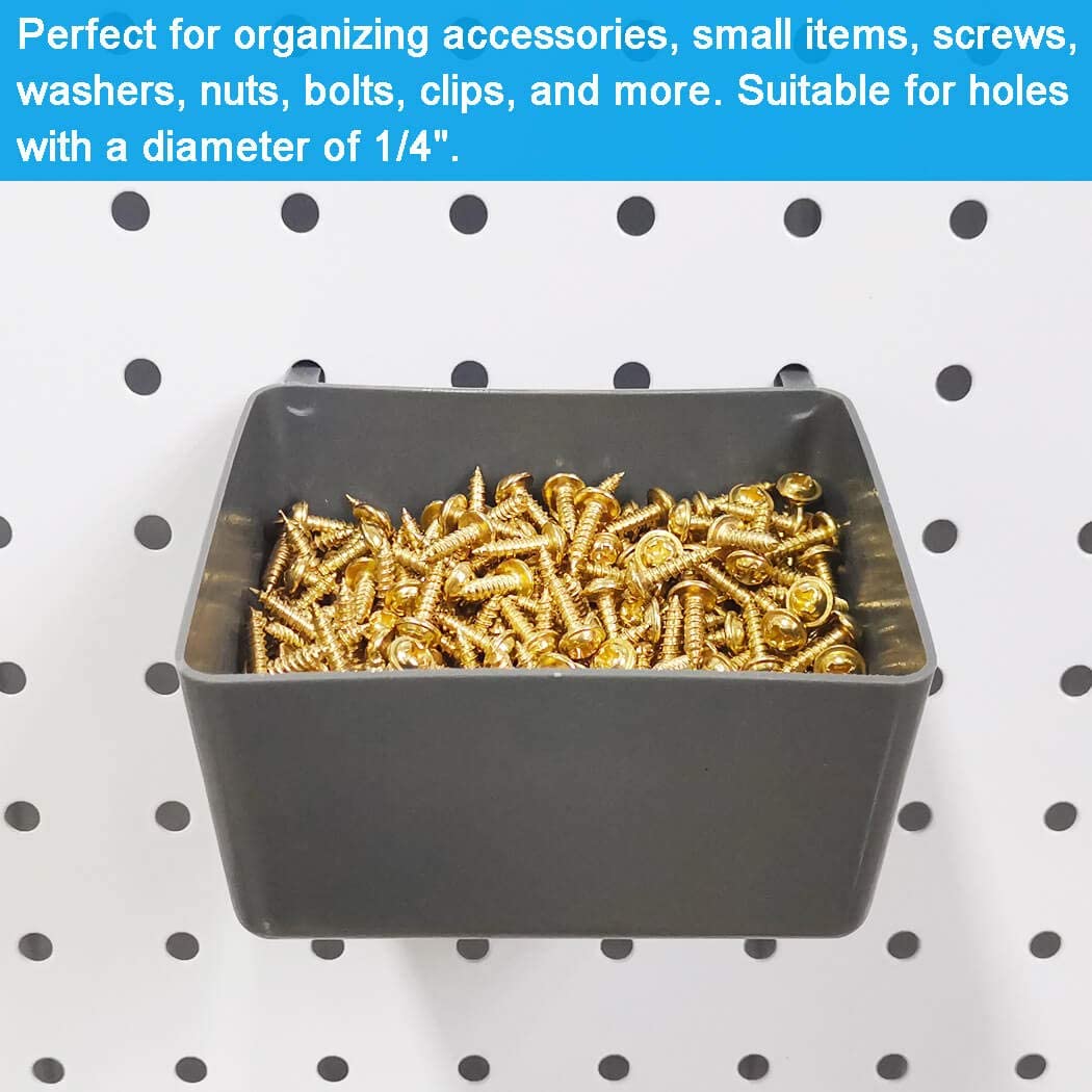 New Pegboard Hooks Assortment, Plastic Bins & Pegs S1128 - with | Sold by Uncle Wiener's Wholesale