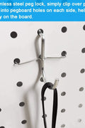 New Pegboard Hooks Assortment, Plastic Bins & Pegs S1128 - with | Sold by Uncle Wiener's Wholesale