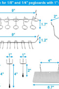 New Pegboard Hooks Assortment, Plastic Bins & Pegs S1128 - with | Sold by Uncle Wiener's Wholesale