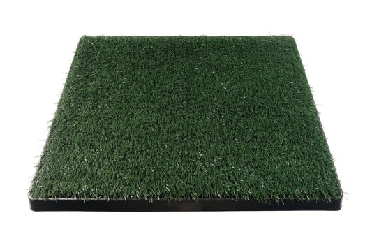 New Pet Potty Puppy Training Indoor Grass Pad with Tray – Reusable & Easy Clean S3005 - with | Sold by Uncle Wiener's Wholesale