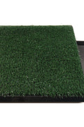 New Pet Potty Puppy Training Indoor Grass Pad with Tray – Reusable & Easy Clean S3005 - with | Sold by Uncle Wiener's Wholesale