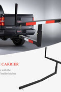 Heavy-Duty Pickup Truck Bed Hitch Extender Rack for Boats, Lumber, and Kayaks – Adjustable Height and Length