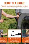 New Pickup Truck Tent with Rain Layer & Carry Bag – Available in 65"x65"x67" and 79"x65"x67" - with TTHC01 - 65" x 65" x 67" | Sold by Uncle Wiener's Wholesale