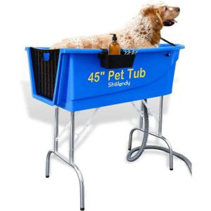 New Plastic Pet Dog Grooming Bathtub – Durable Wash Station for Dogs & Animals | Model 1127841 - with | Sold by Uncle Wiener's Wholesale