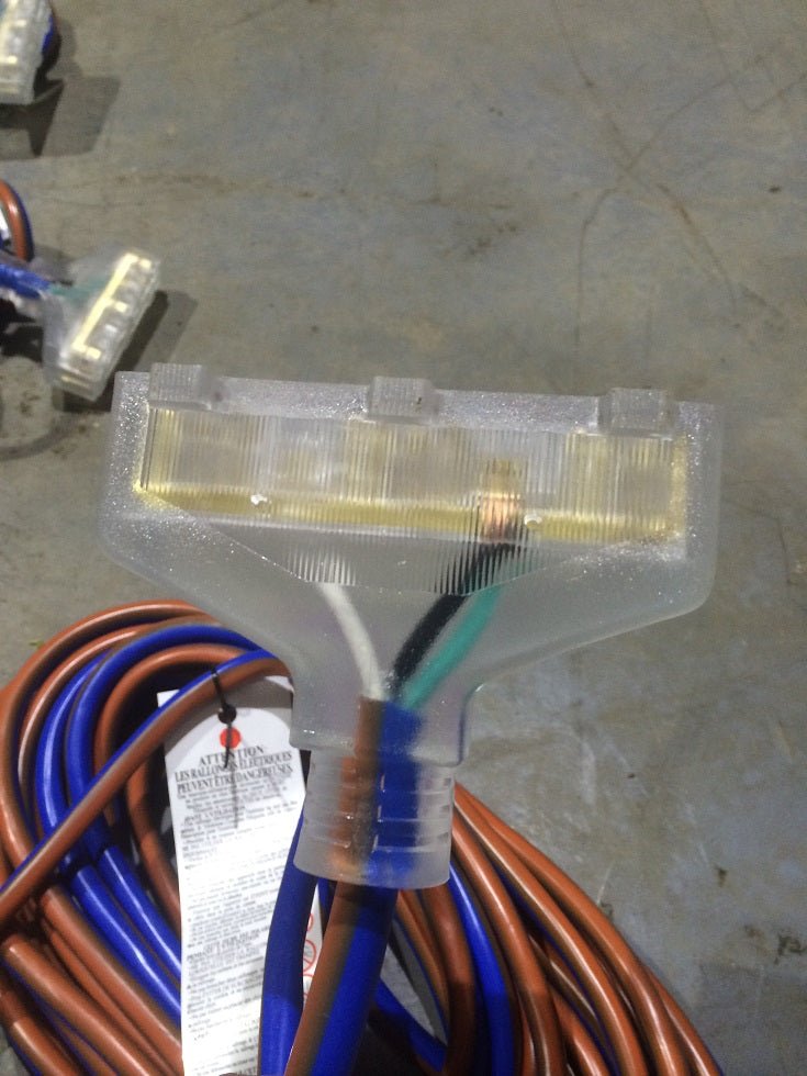 Polar Blue Cold Weather Extension Cords – 12/3, 14/3 & 16/3 Gauge, Rated for - 40°C - with 10 FT EXTENSION CORD 12/3 (SINGLE PLUG) EXT12310 | Sold by Uncle Wiener's Wholesale