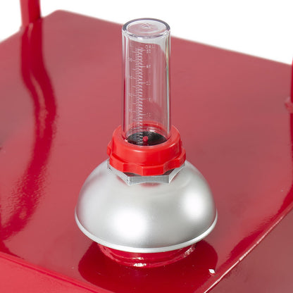 30-Gallon Fuel Transfer Tank – Full View with Manual Pump and Wheels
Gas Caddy with Manual Rotary Pump and 8-Foot Hose – Red Tank
Steel Fuel Caddy – Fuel Gauge and Discharge Hose Close-Up
Heavy-Duty Fuel Transfer Tank – Handle, Wheel, and Pump Detail
Portable Fuel Storage Tank – Rear View Showing Ground Wire and Hose
Manual Fuel Pump System – All Components Displayed