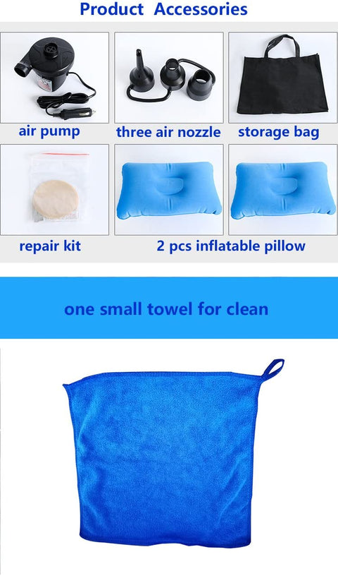 New Portable Back Seat Air Mattress – Car Camping Travel Bed SPTY023 - with | Sold by Uncle Wiener's Wholesale