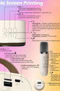 "Portable Bluetooth Karaoke Speaker with RGB Lights"

"Wireless Karaoke Speaker Set with Microphone"

"HiFi Audio Bluetooth Speaker for Party and Events"

"Rechargeable Karaoke Speaker with Dual Mic Support"

"RGB Light Show Bluetooth Karaoke System for Kids and Adults"
