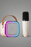 "Portable Bluetooth Karaoke Speaker with RGB Lights"

"Wireless Karaoke Speaker Set with Microphone"

"HiFi Audio Bluetooth Speaker for Party and Events"

"Rechargeable Karaoke Speaker with Dual Mic Support"

"RGB Light Show Bluetooth Karaoke System for Kids and Adults"