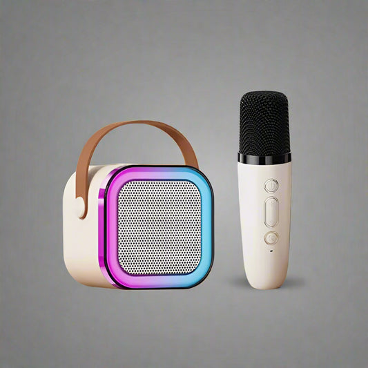 "Portable Bluetooth Karaoke Speaker with RGB Lights"

"Wireless Karaoke Speaker Set with Microphone"

"HiFi Audio Bluetooth Speaker for Party and Events"

"Rechargeable Karaoke Speaker with Dual Mic Support"

"RGB Light Show Bluetooth Karaoke System for Kids and Adults"
