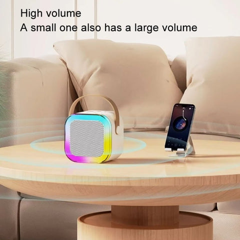 "Portable Bluetooth Karaoke Speaker with RGB Lights"

"Wireless Karaoke Speaker Set with Microphone"

"HiFi Audio Bluetooth Speaker for Party and Events"

"Rechargeable Karaoke Speaker with Dual Mic Support"

"RGB Light Show Bluetooth Karaoke System for Kids and Adults"