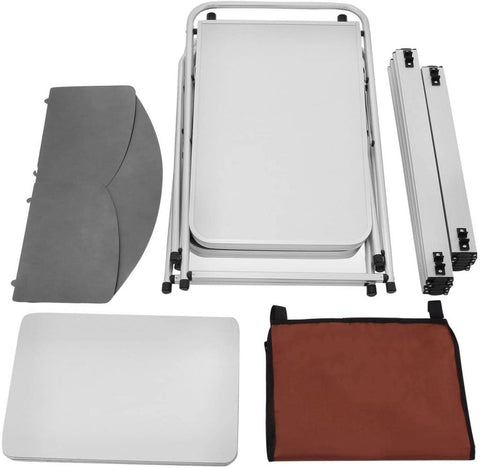 New Portable Camping Kitchen Table Set – Folding Outdoor Cooking Station with Storage & Windshield 1228820 - with | Sold by Uncle Wiener's Wholesale