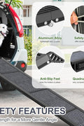 New Portable Dog Ramp Stairs 63 x 17 Inch – Durable Pet Ramp with 250 lbs Capacity 2408221 - with | Sold by Uncle Wiener's Wholesale