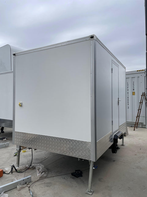New Portable Dual - Stall Restroom Unit ��� Commercial Grade & Mobile - Ready SU052312 - with | Sold by Uncle Wiener's Who