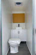 New Portable Dual - Stall Restroom Unit ��� Commercial Grade & Mobile - Ready SU052312 - with | Sold by Uncle Wiener's Who