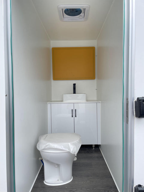 New Portable Dual - Stall Restroom Unit ��� Commercial Grade & Mobile - Ready SU052312 - with | Sold by Uncle Wiener's Who
