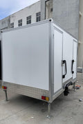 New Portable Dual - Stall Restroom Unit ��� Commercial Grade & Mobile - Ready SU052312 - with | Sold by Uncle Wiener's Who