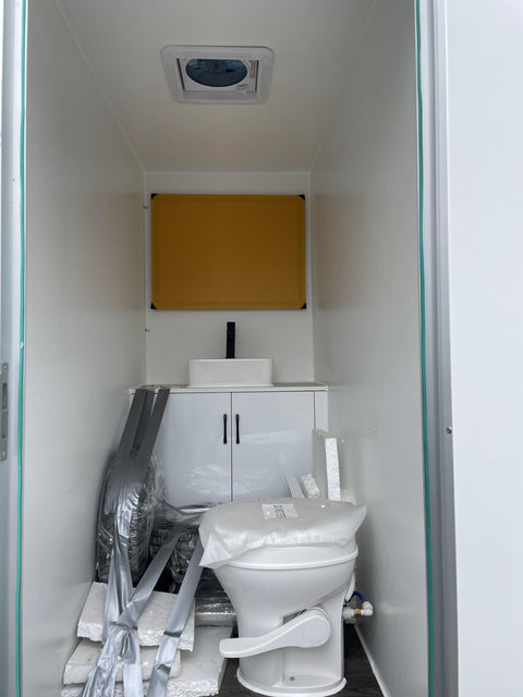 New Portable Dual - Stall Restroom Unit ��� Commercial Grade & Mobile - Ready SU052312 - with | Sold by Uncle Wiener's Who