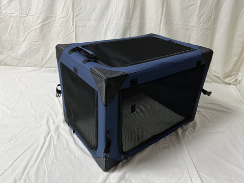 New Portable Folding Pet Carrier Travel Cage – Soft Indoor & Outdoor Pet Crate - with LARGE 27.5″ X 19.68″ X 19.68″ | Sold by Uncle Wiener's Wholesale