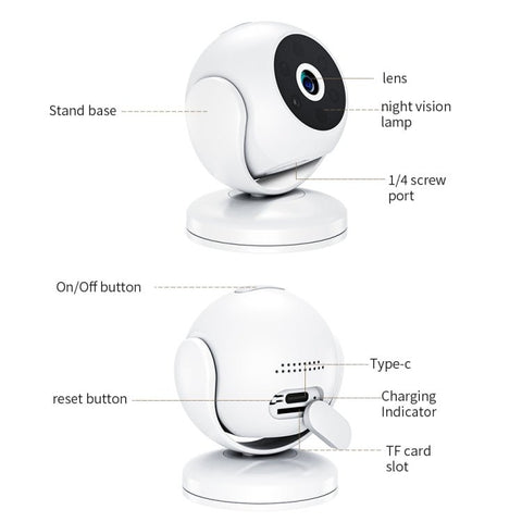 "Mini 4K HD Wireless Night Vision Security Camera"

"Compact Portable Camera with 180 Degree Rotating Lens"

"Motion Detection WiFi Surveillance Camera for Home"

"Hidden Mini Spy Camera with Night Vision and USB Charging"

"Portable 4K HD Night Vision Camera for Travel and Security"