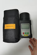 Digital grain moisture tester showing LCD screen readings

MT2599 grain tester with large sample chamber

Portable moisture meter for field and warehouse use

Moisture tester measuring corn sample

Digital analyzer for wheat, rice, cocoa, and coffee beans