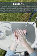 “Portable outdoor sink with foot pump and soap dispenser”

“Camping sink with 19L tank and wheels for transport”

“Foot-operated hand washing station for outdoor use”

“Self-contained camping sink system for hygiene and sanitation”

“Mobile sink with carry handle, water tank, and foot pedal”