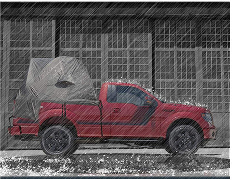 NEW Portable Pickup Truck Camping Tent – ZB031 - with | Sold by Uncle Wiener's Wholesale