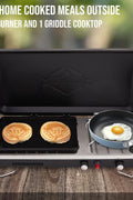 NEW PORTABLE PROPANE 2 IN 1 GAS CAMPING STOVE - with | Sold by Uncle Wiener's Wholesale