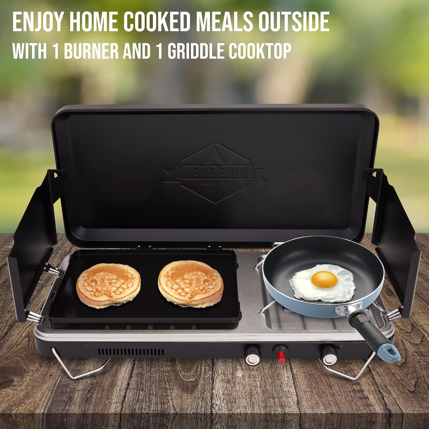 NEW PORTABLE PROPANE 2 IN 1 GAS CAMPING STOVE - with | Sold by Uncle Wiener's Wholesale