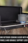 NEW PORTABLE PROPANE 2 IN 1 GAS CAMPING STOVE - with | Sold by Uncle Wiener's Wholesale