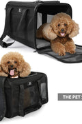 NEW Portable Soft - Sided Pet Travel Carrier – Dogs & Cats - with Large 19.7″ x 10.2″ x 11.2 | Sold by Uncle Wiener's Wholesale