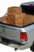 NEW Premium Elastic Cargo Net – Heavy - Duty Rubber 72x96" & 48x46" with Hooks for Truck, Trailer, Roof Rack BUNG - with 48″ X 46″ CARGO NET (8 PLASTIC HOOKS INCLUDED) | Sold by Uncle Wiener's Wholesale