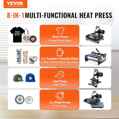 “PRO 15x15 Heat Press Machine with 30oz Mug Attachment – Full Kit View”

“Swing-Away 15x15 Heat Press in Operation with Digital Display”

“30oz Mug Press Attachment Included with Heat Press Machine”

“Dual Tube Heating Elements – Even Heat Distribution”

“Complete Heat Press Setup for T-Shirts, Mugs, and More”

“Digital Temperature and Time Control Panel Close-Up”

“Uncle Wiener’s PRO Heat Press – Packaging and Accessories”
